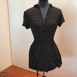 Urban outfitters polka dotted romper